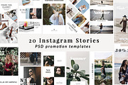 Instagram stories template bundle, a Social Media Template by Negative Space (Thumbnail 1 of 6)