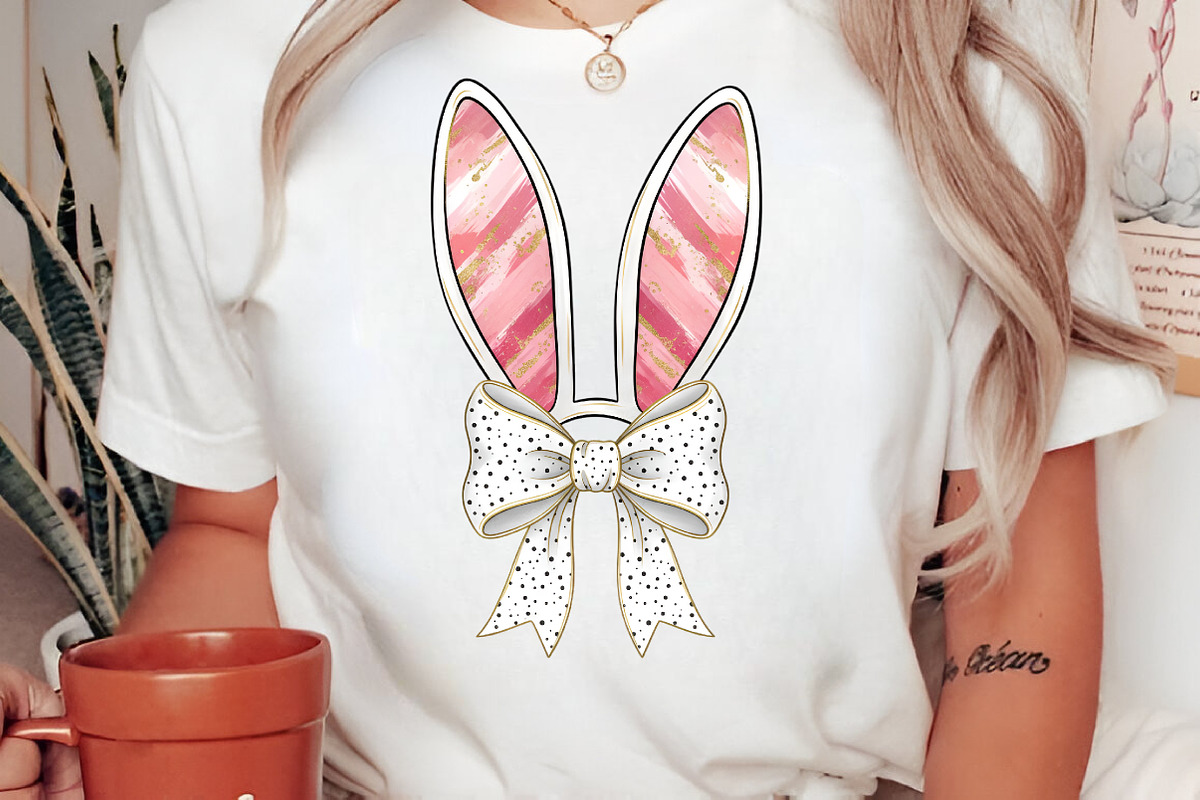 Coquette Bunny Ears Easter Png, an Illustration by Libby Wishes (Photo 6 of 6)