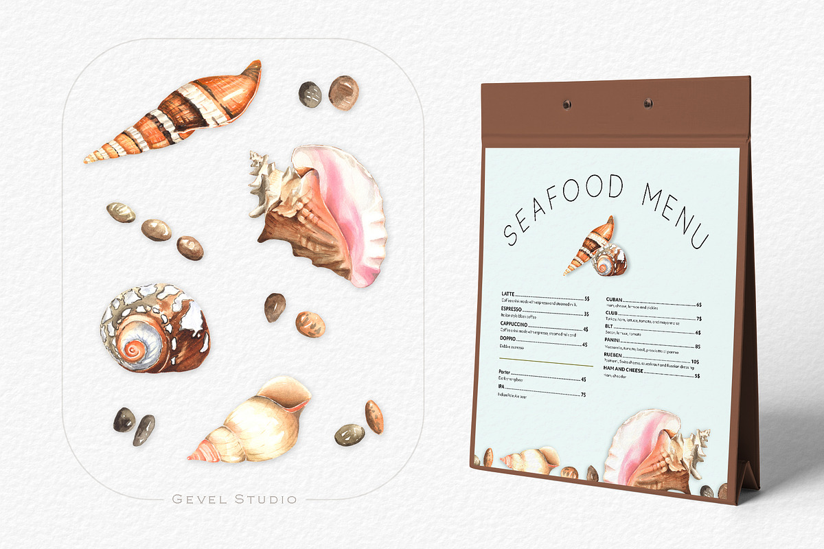 Watercolor Undersea world clipart, an Animal Illustration by GevelStudio (Photo 4 of 10)