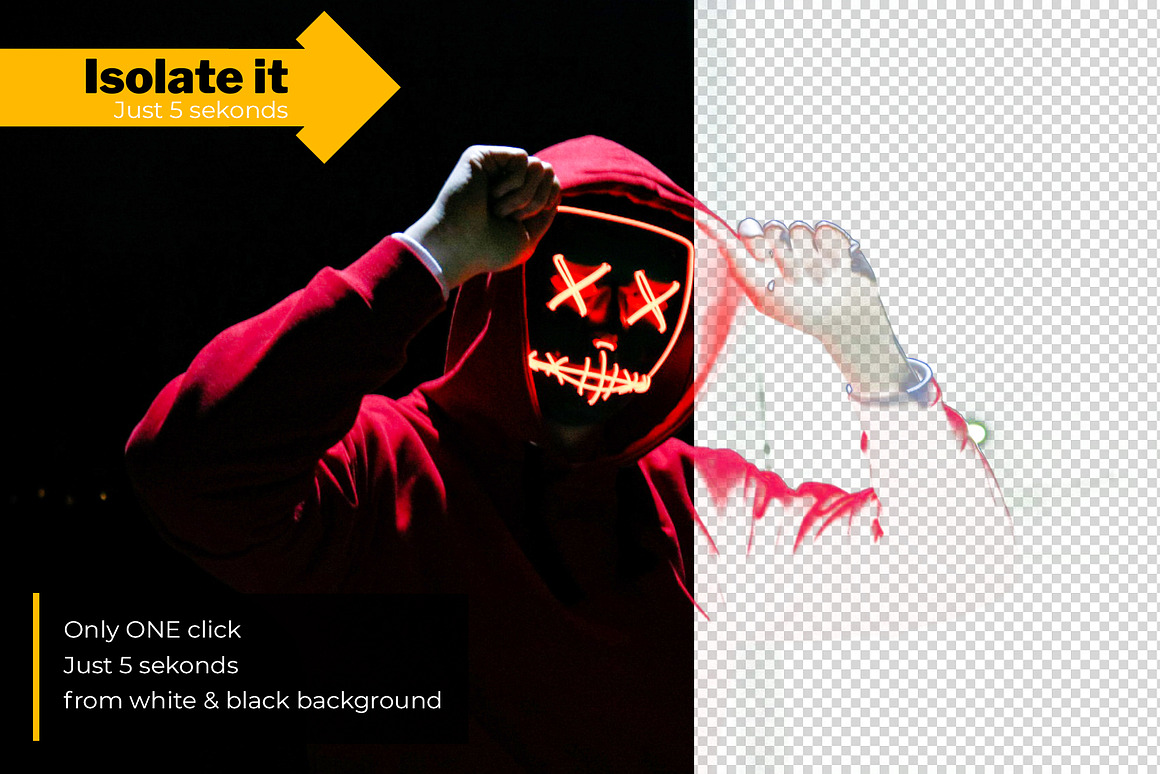 Isolate It - Just one click, an Action Add-On by PSD Action (Photo 7 of 8)