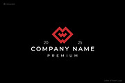 Letter W Heart Logo, a Branding & Logo Template by Advateik ™ (Thumbnail 2 of 2)