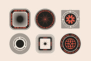 Editable Logo Badge Builder Set, a Poster Template by softulka (Thumbnail 6 of 9)