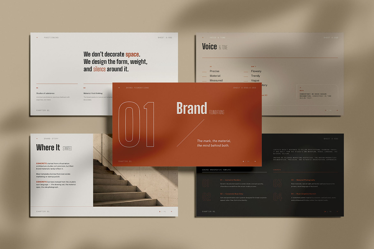 CONCRETO / Brand Guidelines Template, a Branding & Logo Template by Leleka.Store (Photo 7 of 23)