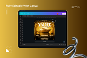 Golden Yacht Party Canva Template, a Flyer Template by PeetalyStudioDesigns (Thumbnail 4 of 5)
