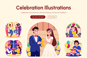 Animated Celebrate Illustrations Art, a Decorative Illustration by Brickclay (Thumbnail 1 of 5)