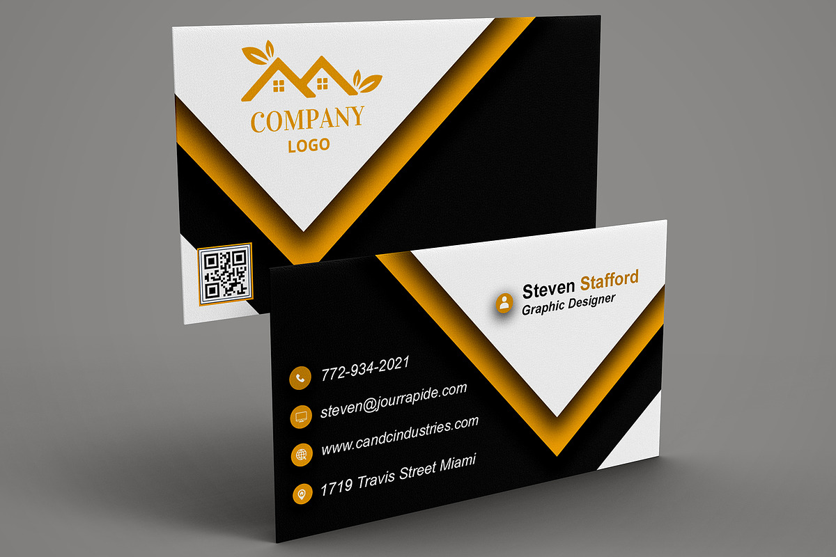 Monogram Business Card PSD preview 7