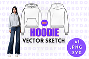 Pullover Hoodie, an Apparel Mockup by Doroty Dafne Designs (Thumbnail 1 of 7)