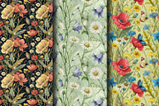 Seamless Pattern Set Meadow Motifs, a Pattern Graphic by Designs by Helen Trupak (Thumbnail 1 of 8)