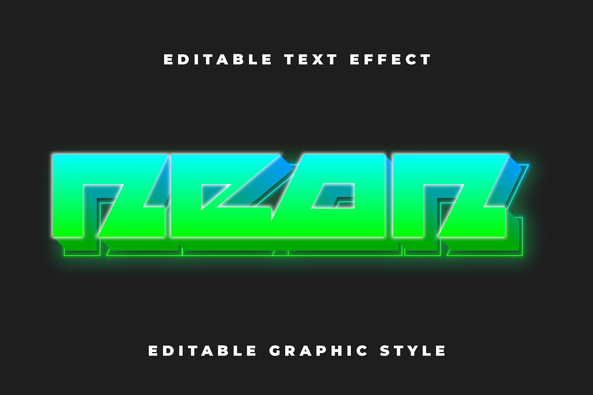 Futuristic Neon Text Effect