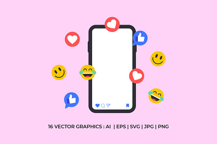 Social Media Vector Illustration