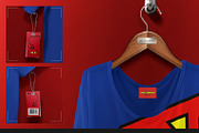 Loose Shirt On 5 Stages Mock-up, a Hoody Mockup by Mocca Mockups Store (Thumbnail 6 of 69)
