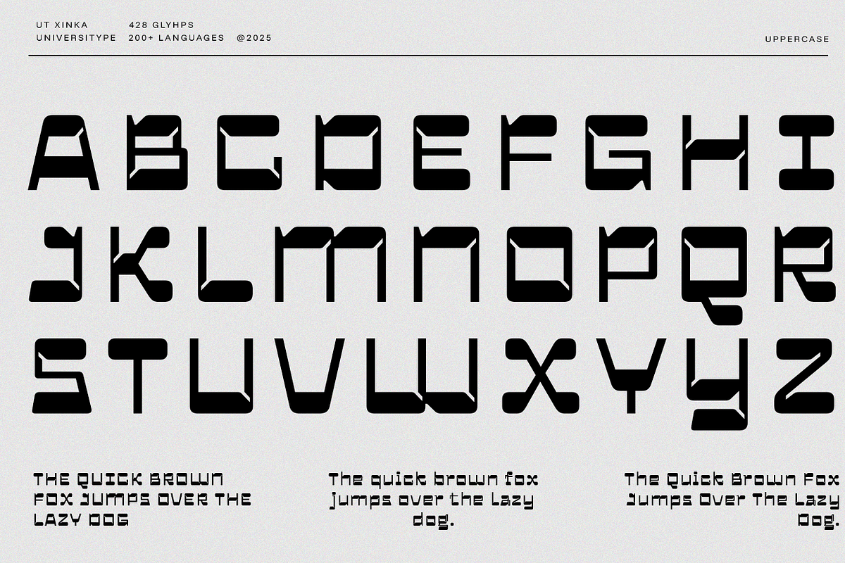 UT Xinka - A Reverse Display Font, a Sans Serif Font by Universitype (Photo 10 of 12)