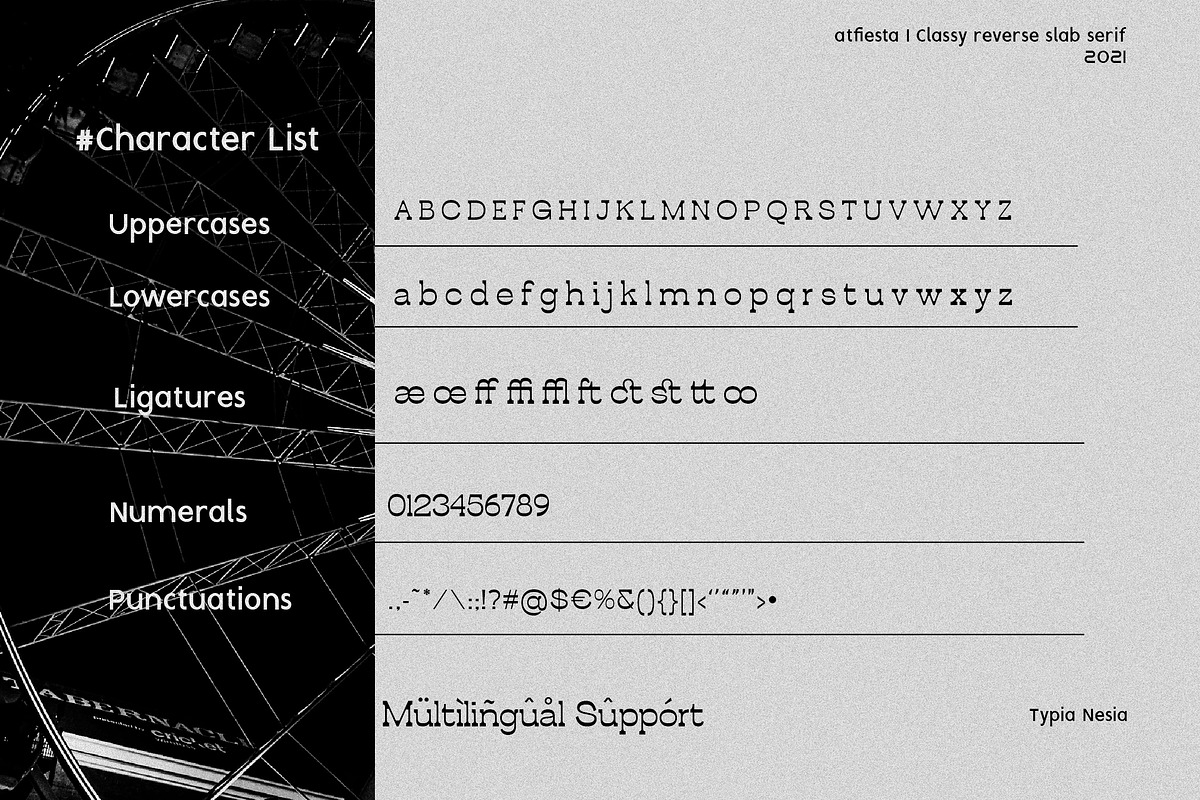Atfiesta - Reverse Slab Serif, a Slab Serif Font by Typia Nesia (Photo 10 of 11)