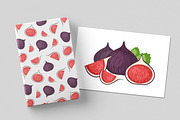 Fig fruit composition + pattern, a Food Illustration by Good Studio (Thumbnail 4 of 4)