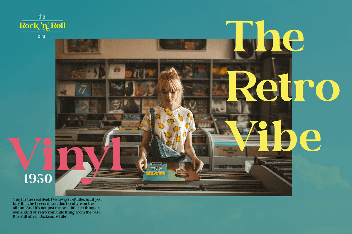Vintage Modern Font, a Script Font by Graphue (Photo 5 of 12)