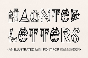 Haunted Letters - Halloween Font