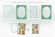 Sage Green Watercolor Bows Frames, a Background Graphic by Solo Art Original (Thumbnail 10 of 14)
