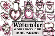 Valentine's Whimsical Clipart, an Illustration by Design Market (Thumbnail 1 of 3)