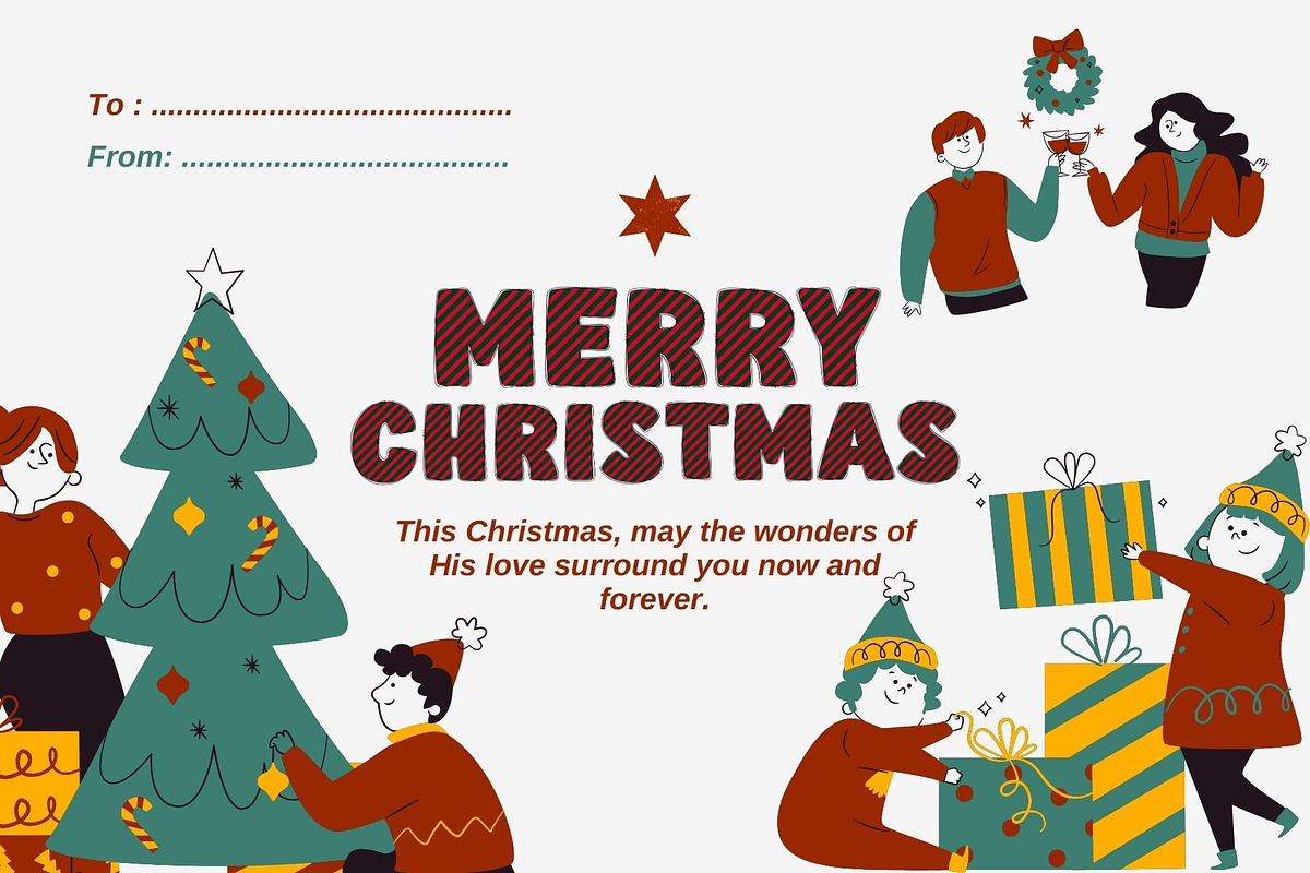 Fox Xmas-V3 Color Font, a Symbol Font by Fox7 By Rattana (Photo 3 of 7)