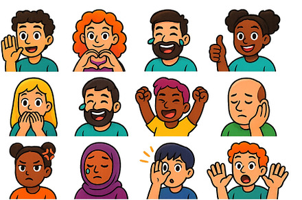 Diverse expressions of human, an Illustration by ZinetroN