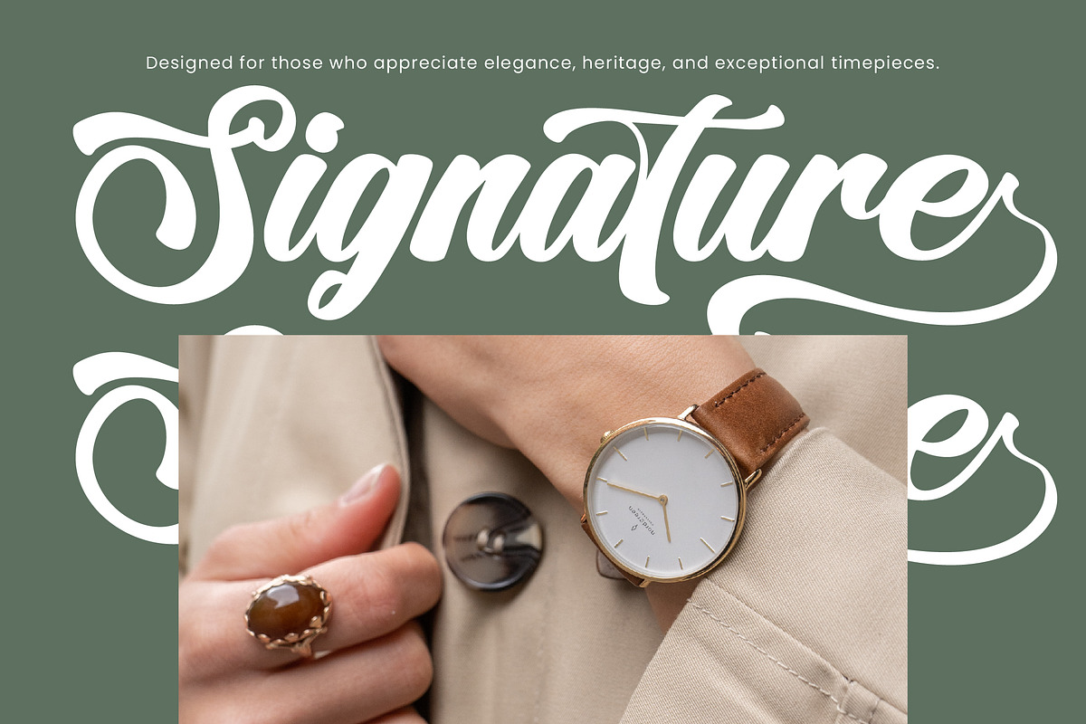 Slangtury Bohemis Elegant Bold, a Handwritten Font by operatype.co (Photo 3 of 8)