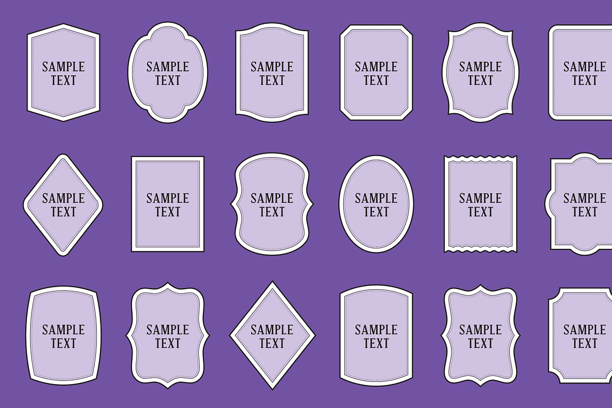 Labels: 18 shapes, different colors, an Object Graphic by moibalkon (Photo 18 of 19)