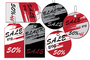 SALE Tag Set Vector