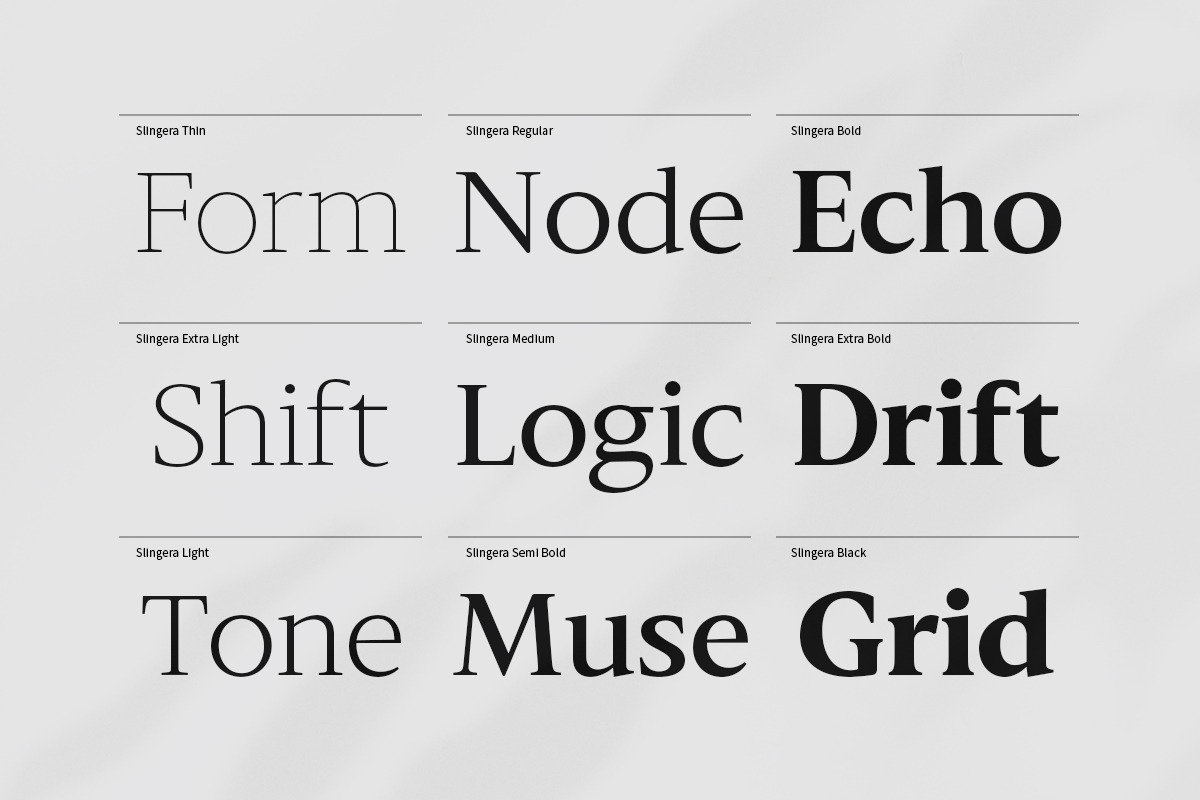 Slingera - Display Serif, a Serif Font by Attract Studio (Photo 6 of 17)