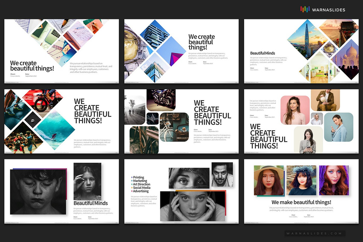 Portfolio PowerPoint Templates, a Presentation Template by Warna Works (Photo 25 of 27)