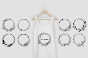 Vector Floral Valentine Outline Set, an Illustration by Chloe's Illustrations (Thumbnail 2 of 10)