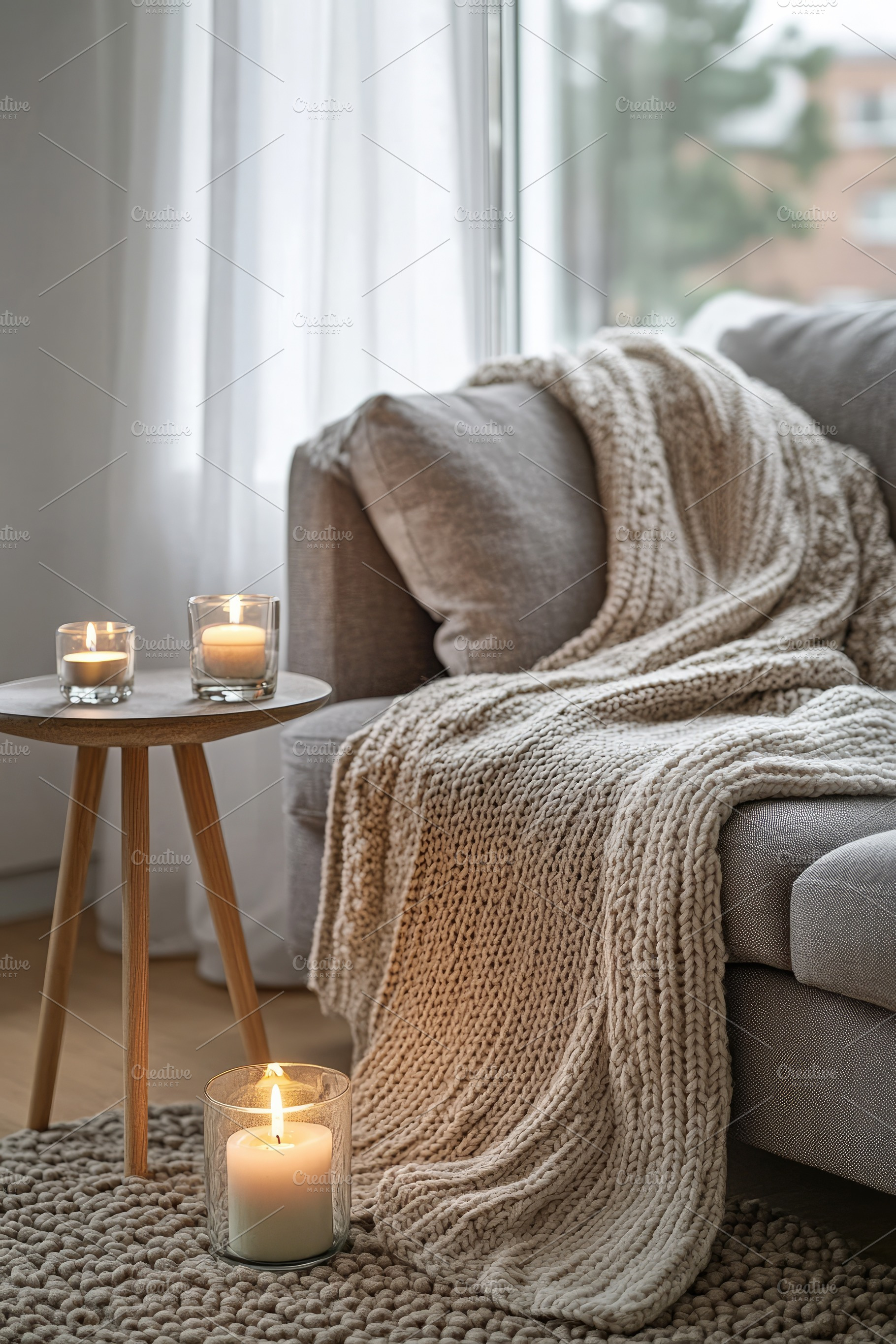 Cozy Scandinavian Reading Nook, an Architecture Photo by Virgo Studio
