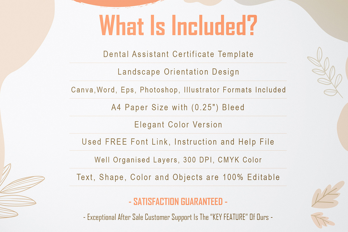 Dental Certificate, a Stationery Template by DesignDevisers (Photo 10 of 10)