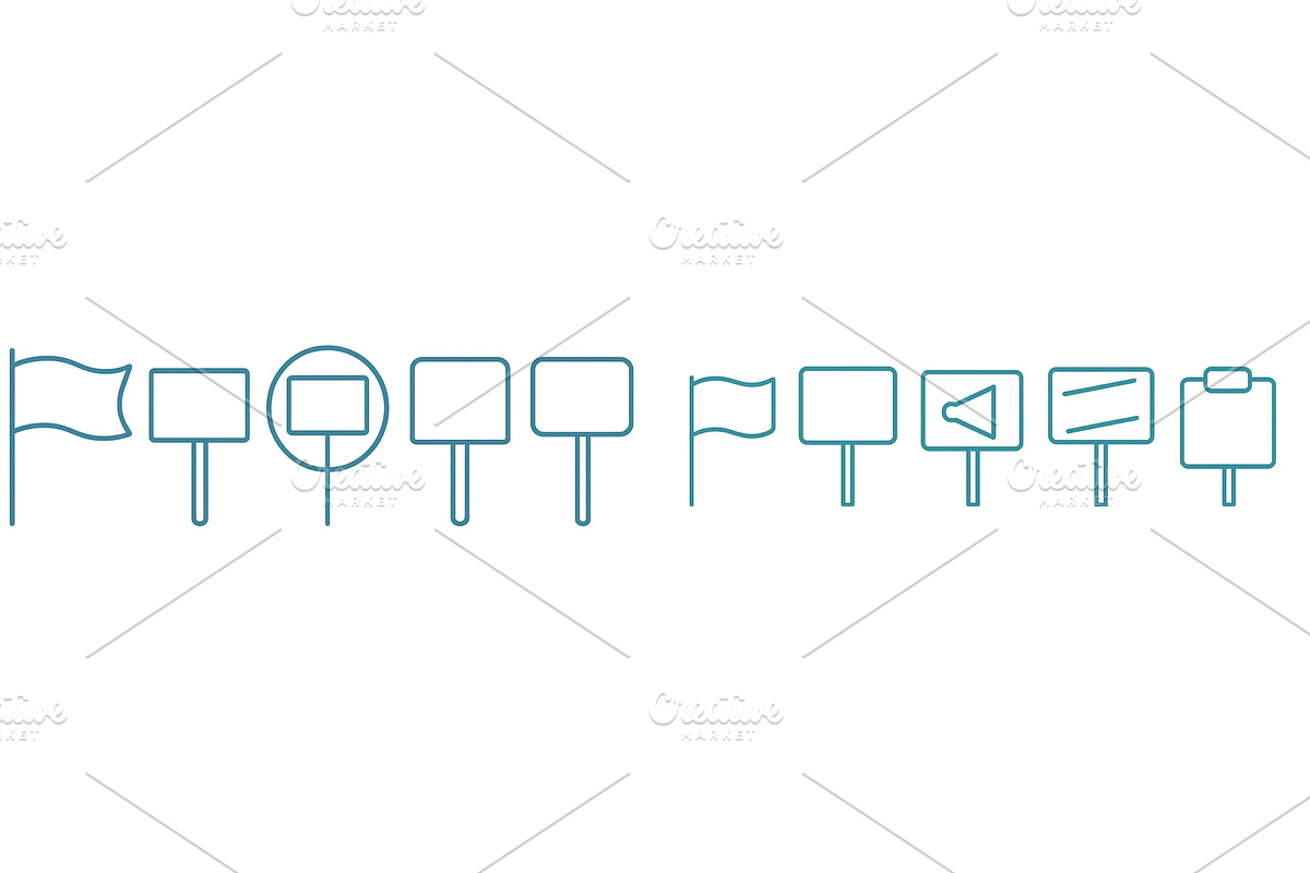 Collection of simple hand-drawn, an Illustration by ZinetroN