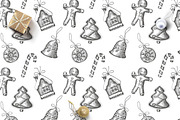 Christmas hand drawn Set, an Illustration by Tabiti (Thumbnail 5 of 13)