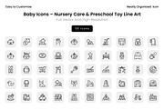 Baby Icons – Nursery Care & Preschoo, an Icon by Wencory (Thumbnail 2 of 2)