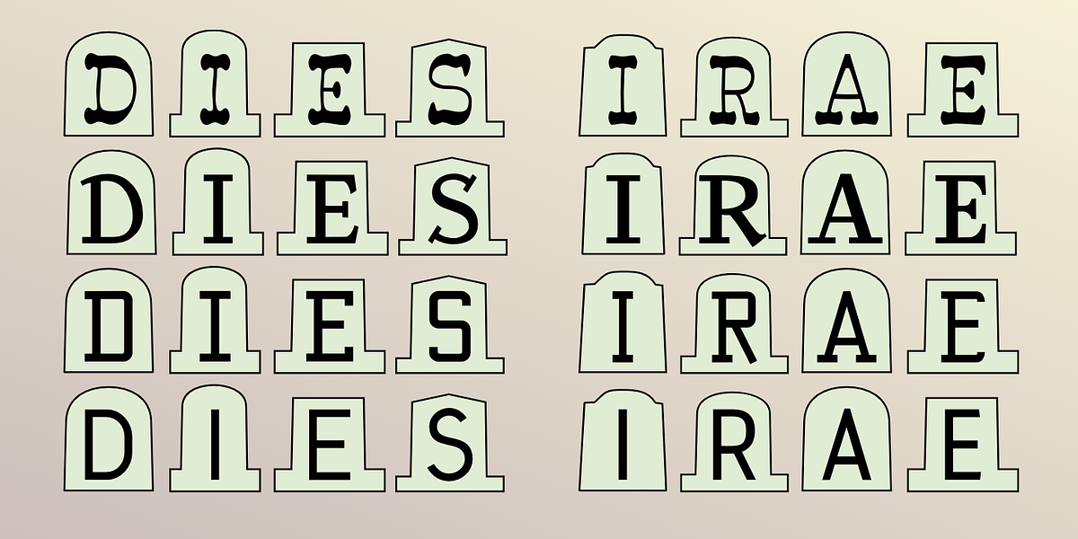 CemeteryWalk, a Symbol Font by Ingrimayne Type (Photo 3 of 10)