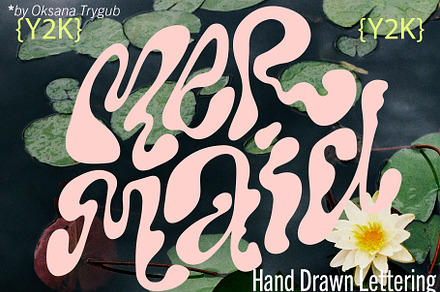 Y2K Lettering Vol.4 Summer Vibes, an Object Graphic by Oksana Trygub