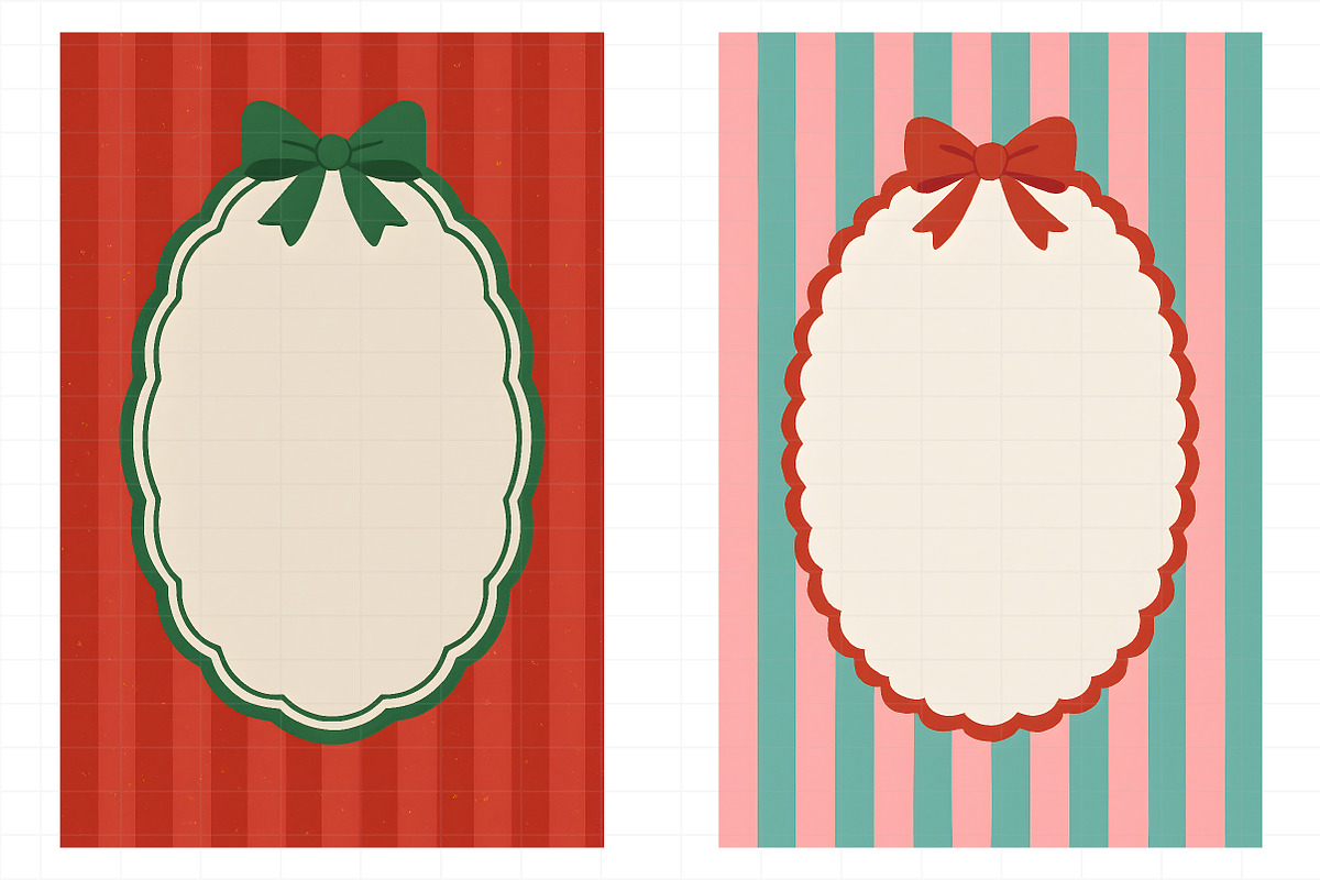 Christmas Frame Clipart Bundle, an Illustration by Daily.Designs (Photo 5 of 6)