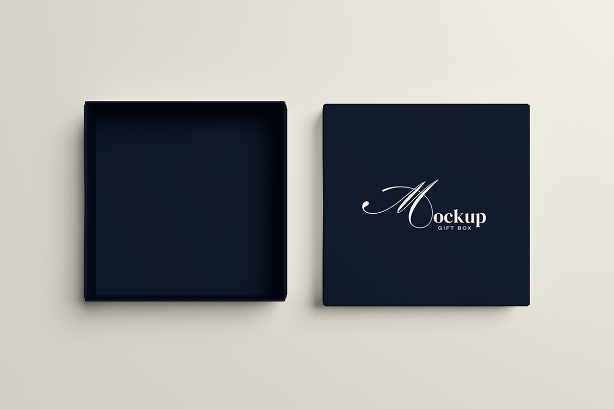 Gift Box Mockup, an Advertising Mockup by HanaSaka_Studio (Photo 5 of 5)