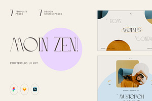 Moin Zen | Portfolio UI KIT Template
