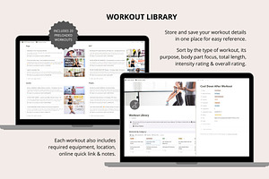 Fitness Planner Notion Template