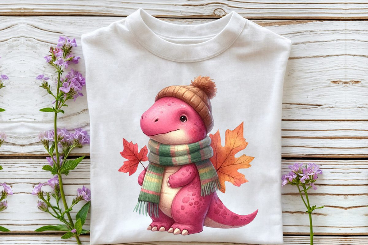 Watercolor Dinosaur Clipart, an Illustration by Rose Art (Photo 4 of 8)
