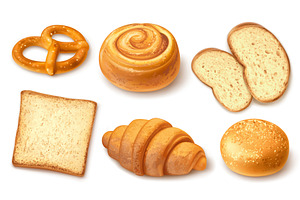 Realistic bakery product. 3d pastry, a Food Illustration by Stock-Smart-Start