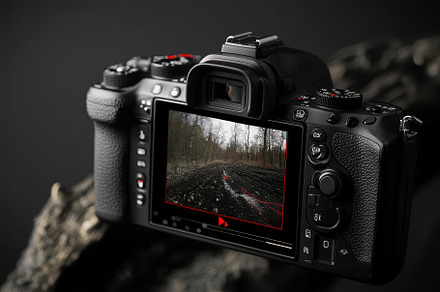 Camera recording screen displaying n, a Photo by Iftikhar Alam