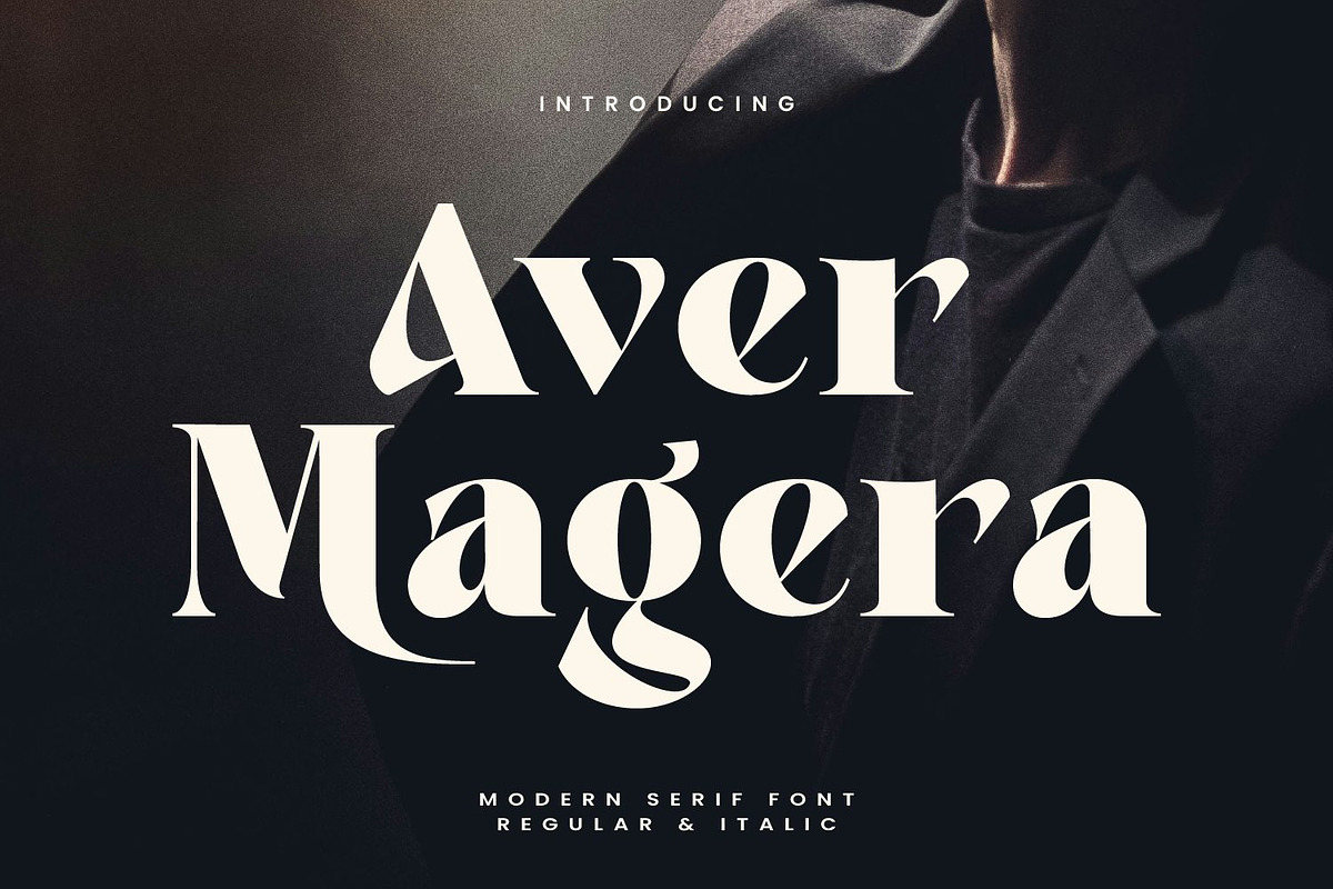 Aver Magera Luxury Font, a Serif Font by Randi Irvan | Rvandtype (Photo 1 of 12)