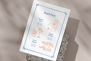 Seaside Lifestyle Illustrations, an Object Graphic by DesignThatMatters (Thumbnail 6 of 15)