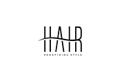 HAIR Luxury Hair Salon Studio Logo, a Branding & Logo Template by yopie (Thumbnail 9 of 10)
