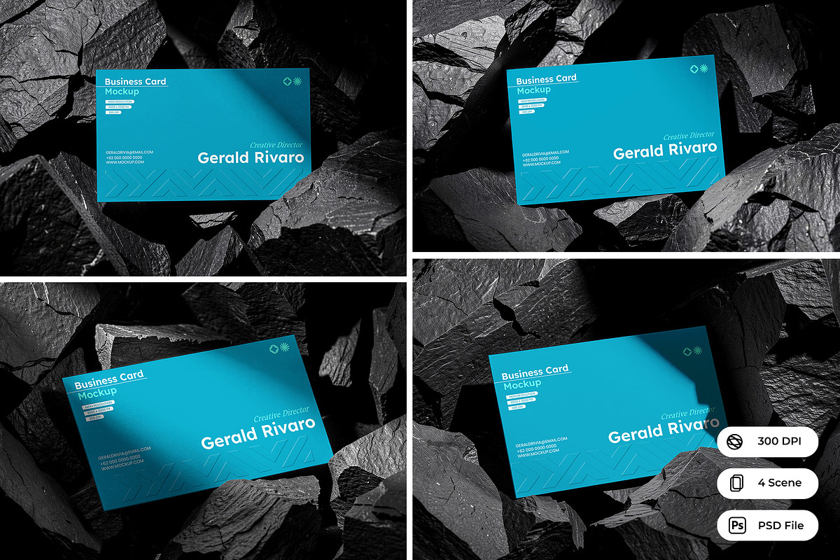 Business Card Mockup, an Advertising Mockup by Nathatype (Photo 1 of 9)