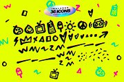 Neo-Retro Font + Extras, a Font by Sam Parrett (Thumbnail 10 of 11)