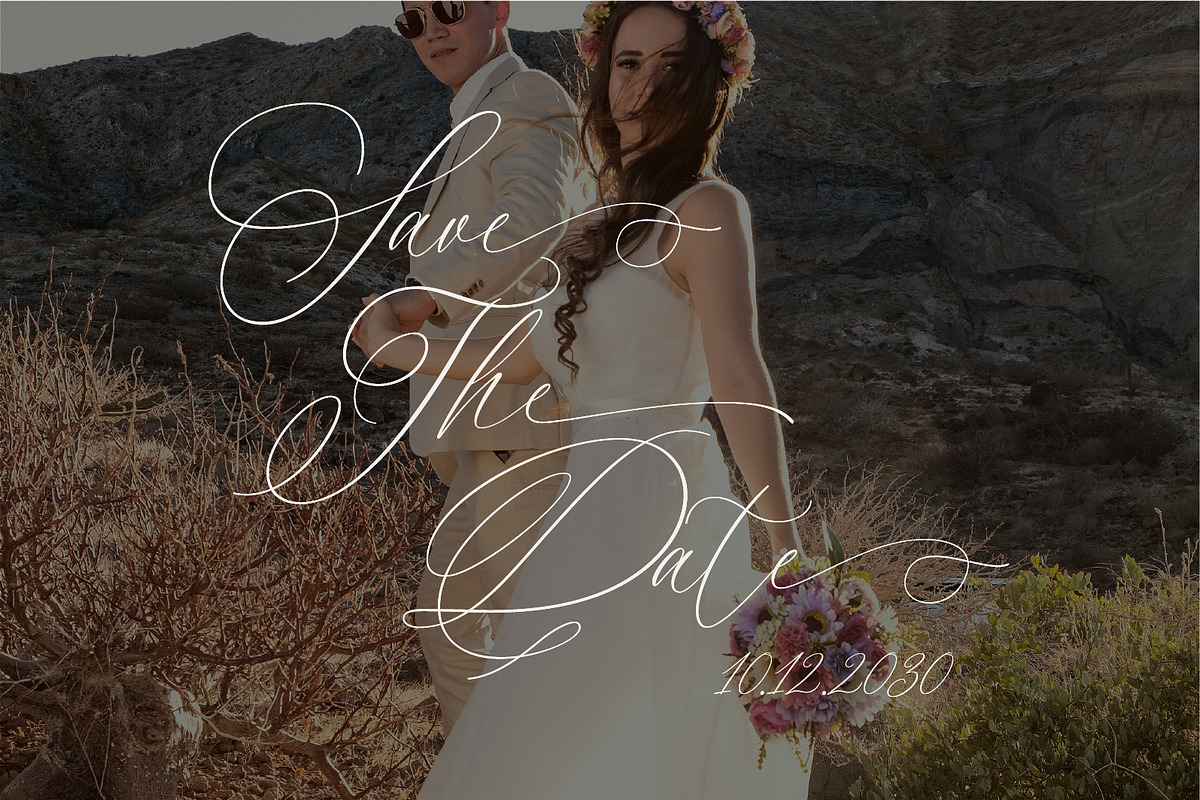 Aveline Script, a Script Font by Prestige Artsy Studio (Photo 9 of 11)